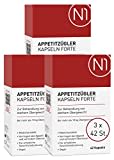 N1 Appetitzügler FORTE - Medizinprodukt zur Behandlung von starkem Übergewicht - Diät, Appetitzügler stark schnelles Abnehmen, Abnehmen Tabletten schnell, 126 Kapseln