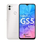 Gigaset GS5 LITE Smartphone - Made in Germany - 48MP Dual Kamera - 4500mAh Wechsel-Akku bis zu 350 Std Standby - schnelles Laden - Octa-Core Prozessor - 4GB RAM + 64GB, Android 13 fähig, Pearl White