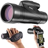 Gosky 12x50ED High Definition Monokular - Neuestes wasserdichtes Teleskop-BAK4 Prisma für Vogelbeobachtung Camping Reisen (Smartphone-Halterung Nicht eingebrochen)