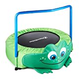 HyperMotion, Kindertrampolin - Frosch, 36" / 90 cm, Garten- und Heimtrampolin, Gartentrampolin für Kinder 3-6 Jahren, Sprung Trampolin für Indoor/Outdoor, Max. 50 kg