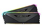 Corsair Vengeance RGB RT 32 GB (2 x 16 GB) DDR4 4.000MHz C18 Arbeitsspeicher (Dynamische RGB-Beleuchtung, Optimiert für AMD 300/400/500 Series, Kompatibilität mit Intel 300/400/500 Series) Schwarz