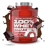 Scitec Nutrition 100% Whey Protein Professional - Angereichert mit zusätzlichen Aminosäuren und Verdauungsenzymen - Glutenfrei - Palmölfrei, 2.35 kg, Schokolade