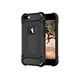 BYONDCASE iPhone 5s Hülle Schwarz, iPhone 5 Hülle, iPhone SE Hülle 2016 [iPhone 5 Outdoor Case Panzer Hardcase] Hybrid Rundumschutz Ultra Slim kompatibel mit dem iPhone 5 / 5s / SE 2016 Case