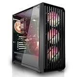 SYSTEMTREFF Basic Gaming PC AMD Ryzen 7 5700X 8x4.6GHz | Nvidia GeForce RTX 3060 12 GB DX12 | 1TB M.2 NVMe | 32GB DDR4 RAM | WLAN Desktop Computer Rechner für Gamer, Zocker & Streamer