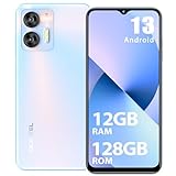 OUKITEL C36 (2023) Handy Ohne Vertrag, 12GB+128GB/1TB erweiterbar, 5150mAh 6.56" HD+ Display Android 13 günstig Smartphone 4G, Octa Core Prozessor, 13MP Panorama Kamera,Dual SIM 3 Steckplatz, Wi-Fi