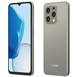 DOOGEE N55 (2024) Smartphone Ohne Vertrag, 9GB+128GB 6.56’’ HD+ Display, Android 14 Handy günstig, Octa Core Prozessor, 13MP+8MP AI Kamera, 5150mAh, Dual SIM 4G, GPS, Simlockfreie, Grau