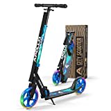 Apollo XXL Wheel Scooter - Phantom Pro Cityroller | Klappbarer City Roller | Höhenverstellbar, Tretroller für Erwachsene | Kinder 6 Jahre | wahlweise mit LED Rollen | Kinderroller