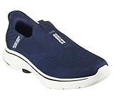 Skechers Herren Go Walk 7 Easy on 2 Sneaker, Navy, 44 EU