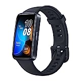 HUAWEI Band 8 Smartwatch, Ultra Flat Design, Sleep Tracking, 2 Week Battery Life, Health and Fitness Tracker, Compatible with Android & iOS, German Version, Midnight Black