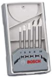 Bosch Accessories Professional 5tlg. CYL-9 Ceramic Fliesenbohrer-Set (für Stein, Fliesen, Ø 4–10 mm, Zylindrischer Schaft, Zubehör für Bohrmaschinen)