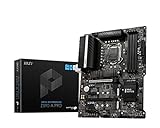 MSI Z590-A PRO Gaming Mainboard ATX, unterstützt Intel Prozessoren 11. Generation, LGA 1200 - 12 Duet Rail 55A VRM, DDR4 Boost (5333 MHz OC), PCIe 4.0 x16, 3x M.2 Gen4 / 3 x4, 4K/ 60Hz HDMI, 2,5 G LAN