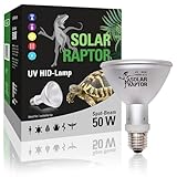 SOLAR RAPTOR HID UV-Strahler, Metalldampflampe, Wärme & UV-Lampe für Terrarien (50 Watt/Spot)