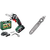 Bosch Akku Säge AdvancedCut 18 + Wood Speed 50 (2,5 Ah Akku, 18 Volt, mit NanoBlade Technologie, im Koffer, mit NanoBlade Technologie für EasyCut 12, 50, AdvancedCut 18 und AdvancedCut 50)