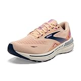 BROOKS Damen Adrenaline Gts 23 Sneaker, Apricot Estate/Blue Orchid, 41 EU