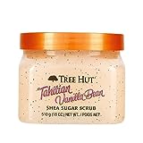 Tree Hut Tahitian Vanilla Bean Shea Sugar Scrub, 18oz, Ultra Hydrating and Exfoliating Scrub for Nourishing Essential Body Care