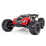 ARRMA RC Truck 1/8 KRATON 6S V5 4WD BLX Speed Monster Truck mit Spektrum Firma RTR, rot, ARA8608V5T1