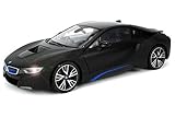 Rastar RC Auto | 1:14 BMW i8 Funkferngesteuertes Spielzeugauto, Modellfahrzeug, öffnen der Türen per Fernbedienung