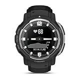 Garmin Instinct Crossover - Robuste Hybrid GPS-Smartwatch mit analoger Präzisionszeitmessung, über 40 Sport-Apps, Benachrichtigungen und Garmin Pay