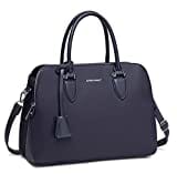 David Jones - Damen Handtasche Henkeltasche - Frau PU Leder Schultertasche - Elegante Tote Shopper Tasche - Umhängetasche Viele Fächer Zip Multi Taschen - Alltags Mode Arbeit Stadt City - Dunkelblau