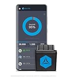 Professionelles Elektronisches Fahrtenbuch von FLEETIZE, Finanzamtkonform, OBD2 GPS Tracker mit EU SIM Karte, Fahrtenschreiber, inkl. 1 Monat Software-Lizenz, flottenfähig