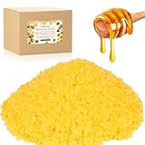 LDUMODUW 2267g Bienenwachs Pastillen, 100% Natürliches Bienenwachs, Perfekt Geeignet Bienenwachs für Kosmetik, Bienenwachstücher, Kerzenherstellung, Seife & Holzpolitur