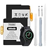 300mAh Ersatz Akku für Samsung Galaxy Gear S2 Classic R720 R732 SmartWatch EB-BR720ABE Interner Ersatzakku mit professionellen Reparaturset