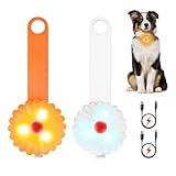 AHJ Blinklicht Schulranzen Kinder, Sicherheits LED Blinklicht für Hunde - Katzen, USB-C Wiederaufladbar LED Licht Leuchthalsband Hund, licht für Jogger - Walker - Fahrradfahrer, Hundelicht