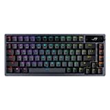 ASUS ROG Azoth Gaming-Tastatur, anpassbar, kabellos, 75 Tasten, OLED-Display, ROG NX Switch, austauschbare ROG NX Switches, Tastaturstabilisatoren, PBT-Tastenkappen, RGB-Beleuchtung, italienisches