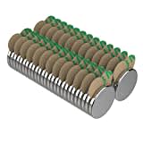 Magnetpro 50 Stück Selbstklebende Magnete 8x1mm Mini Klebemagnete Paarweise Magnetisiert für Bildung, Forschung, Beruf, Gewerbe, Präsentation und Industrie