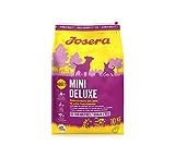 JOSERA MiniDeluxe (1 x 10 kg) | Adult Mini | Premium Trockenfutter für ausgewachsene Hunde Kleiner Rassen | Lamm & Süßkartoffel | Kleine Kroketten | extraverträglich | weizenfrei | Hundefutter