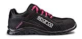 SPARCO Unisex Sparco Leichtgewicht Sicherheitsschuhe Practice S1P Keke Schwarz Gr n Gr e 45, Schwarz Grün, 45 EU