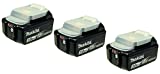 3X Makita BL 1830 B 18V - 3 Ah / 3000 mAh Li-Ion Akku mit LED Anzeige - original, kein Nachbau