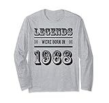 Legends born in 1968 Shirt Geburtsjahr 1968 Geburtstag Langarmshirt