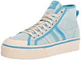 adidas Originals Damen Nizza Platform Mid Sneaker, Fast Blue/Pantone/Chalk White, 41 EU