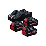 Bosch Starterset mit 3 x ProCORE 18 V/8 Ah - GAL 18V-160