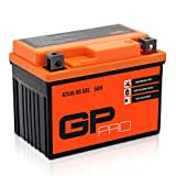 GP-PRO GP-001, 12V GEL 5Ah GEL Motorrad Batterie GTX4L-BS, wartungsfrei versiegelt vorgeladen ähnlich YTX4L-BS YTX5L-BS