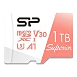 Silicon Power 1TB Micro SD Karte U3 Nintendo Switch kompatibel SDXC microsdxc High Speed MicroSD Speicherkarte mit Adapter