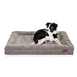 Balkis Hundebett Divan, Made in Germany, Steingrau, L - 105x75 cm