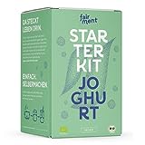 Fairment Starterkit veganer Joghurt – mit Joghurtbereiter und Zubehör - veganen Joghurt selber machen