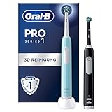 Oral-B Pro 1 Black/Caribbean Blue mit 2. Handstück