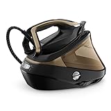 Tefal GV9820 Pro Express Vision Dampfbügelstation | Smart LED-Leuchte am Bügeleisen | leistungsstarker 9-Bar-Druck | 180 g/Min. Dampf | 750 g/Min. extra Dampfstoß | Anti-Kalk System | Schwarz/Braun