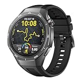 HUAWEI Watch GT 5 Pro 46 mm Smartwatch, Kunstvolles Design,Sportfunktionen auf Profi-Niveau,Health-Tracking, EKG-Monitoring, bis zu 14 Tage Akkulaufzeit, GPS, Bluetooth-Anrufe, iOS & Android, Schwarz