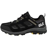 Jack Wolfskin Herren Vojo 3 Texapore Low M Outdoorschuhe, Black/Burly Yellow XT, 44 EU