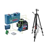 Bosch Professional Linienlaser GLL 3-80 G + Baustativ BT 150