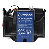 Exmate 25.6V 3.0Ah Akku für Rasenmäher Robomow BAT7000B, Lithium-Ionen Akku Robomow Premium RC302, RC304, RC304u, RC306, RC308, RC308u, RC312, RC312u