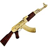 Dekowaffe Kalashnikov AK 47 incl. Magazin, Mod.1947 -vergoldet-