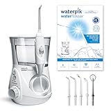 Waterpik Ultra Professional Waterflosser feststehende Munddusche mit 7 Aufsätzen, Druckbereich von 0,7-7 Bar regulierbar über 10 Druckeinstellungen, integrierter Timer, Weiß (WP-660EU)