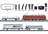 Märklin 29488 Digital-Startpackung „Schweizer Güterzug mit Elektrolokomotive Re 620“, Spur H0 Modelleisenbahn, viele Soundfunktionen, mit Mobile Station C-Gleis Schienen, 1:87