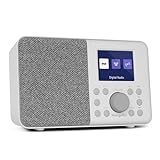 MangoKit MD3 DAB/DAB+ und UKW Tragbares Digitalradio, Bluetooth-Lautsprecher, Kopfhörer, 40 voreingestellte Sender, Wecker und Uhr, Snooze-Timer, Farbdisplay, Batterien und Netzbetrieb (Steingrau)