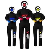 RTX MMA Judo Grappling Dummy | Boxsack für Brazilian BJJ Jiu Jitsu Standposition Wrestling BJJ Dummy für Kampfsport Training | Leinwand | Ungefüllt